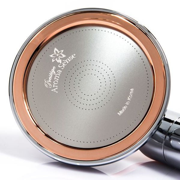 Aroma Sense Prestige suihkun suihkulevyssä lukee Prestige