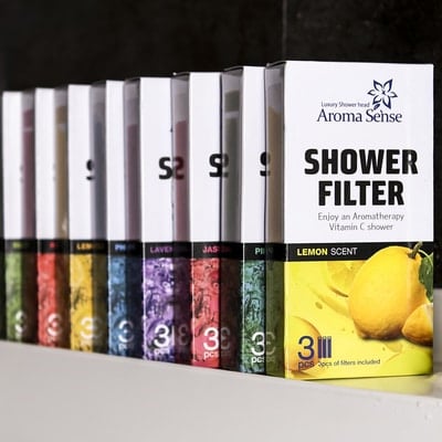 Aroma Sense shower Aromas selection