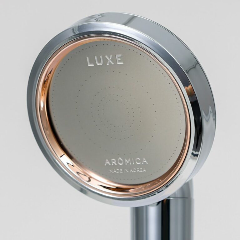 Kuva Aromica LUXE suihkun suihkulevystä.