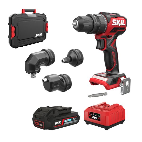 SKIL 3076 JA Hiiliharjaton akkuiskuporakone vaihdettavalla istukalla