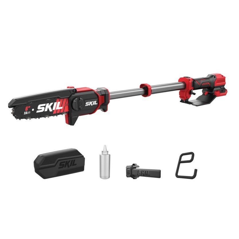 SKIL 0514 CA Hiiliharjaton teleskooppivartinen akkuoksasaha