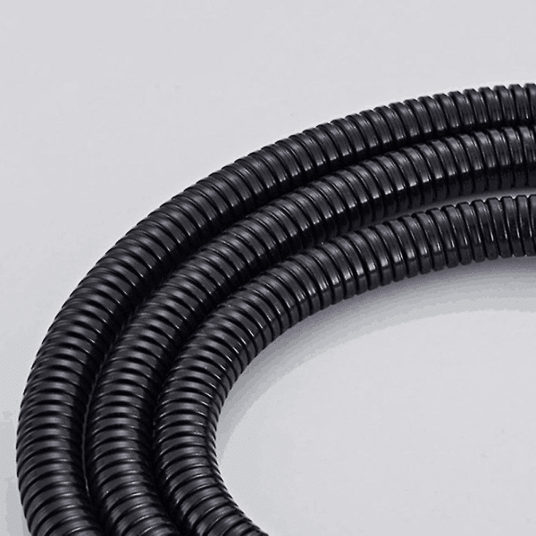 Shower guy, joustava suihkuletku musta ruostumaton teras