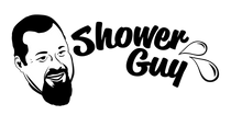 Shower Guy logo musta
