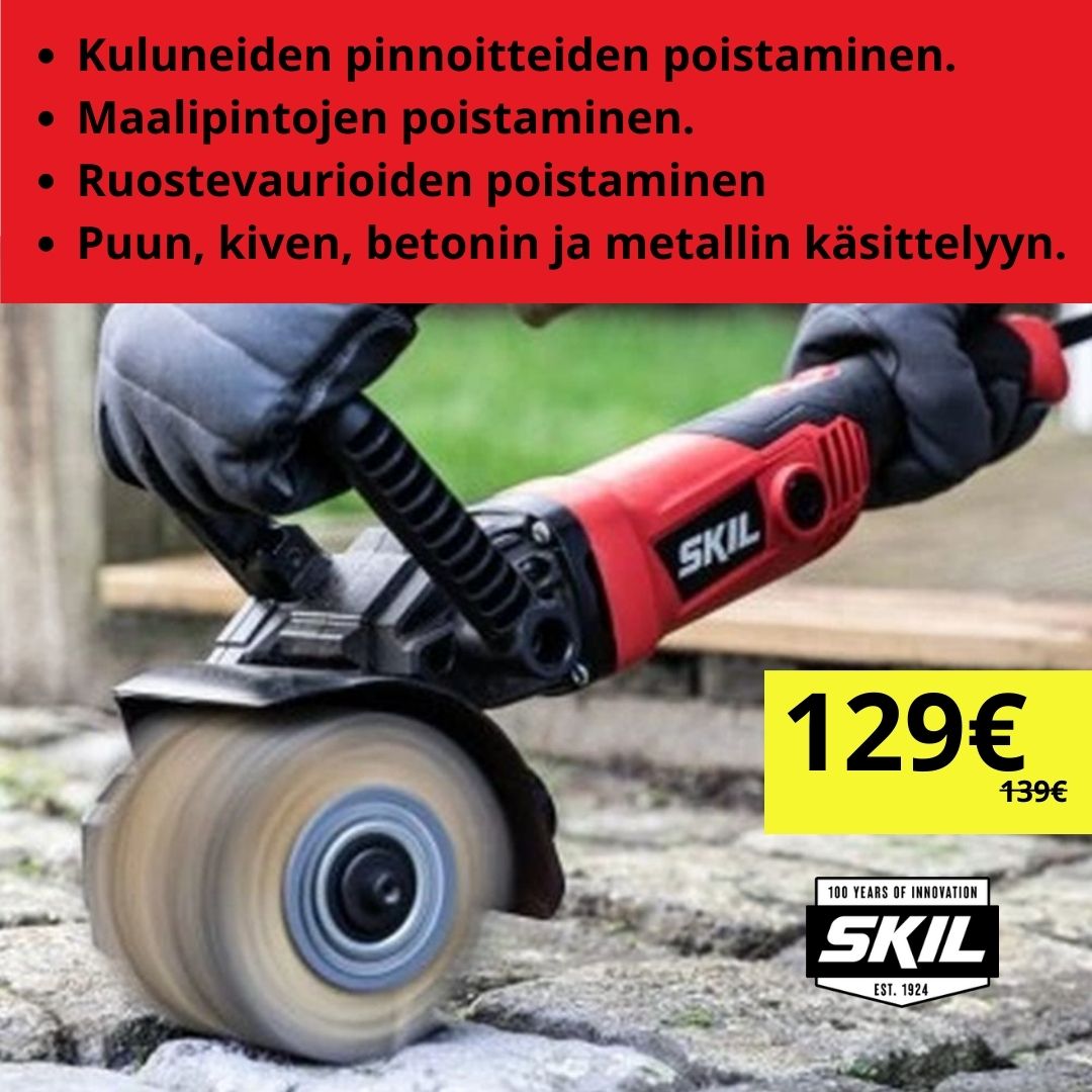 SKIL 7800 rementtityökalu pintojen hiontaan